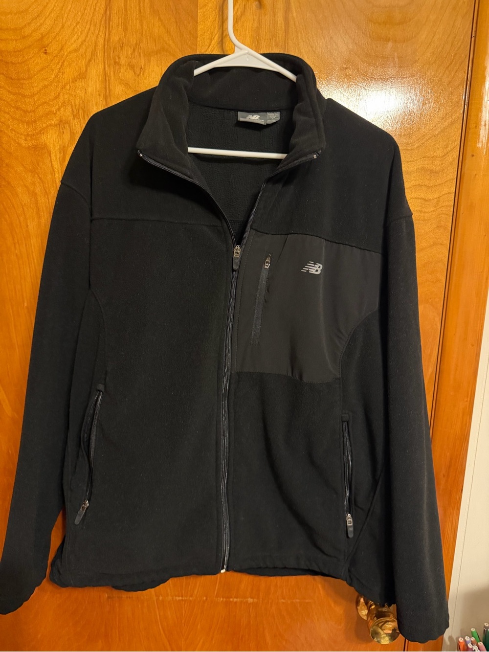 New Balance Black Full-Zip Performance Fleece Jacket